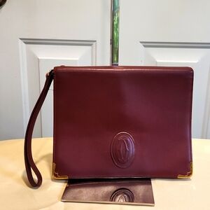 Cartier Wristlet/Clutch- Accordian Style